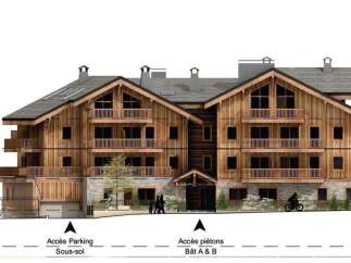 Discover this stunning chalet-style property with multiple levels, including access to parking and pedestrian walkways.
