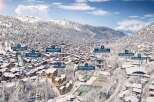 Explore the charming ski town of Morzine with easy access to amenities like bars, restaurants, shops, and the tourist office.