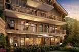 This stunning chalet boasts multiple levels with private balconies, perfect for enjoying breathtaking views.