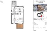 Discover this charming T2 apartment in Les Gourmets, Morzine, offering a comfortable living space of 38.