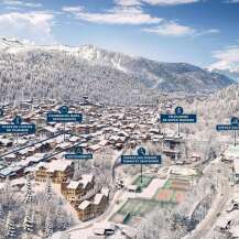 Explore the charming ski town of Morzine with easy access to amenities like bars, restaurants, shops, and the tourist office.