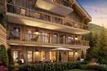 This stunning chalet boasts multiple levels with private balconies, perfect for enjoying breathtaking views.