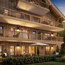 This stunning chalet boasts multiple levels with private balconies, perfect for enjoying breathtaking views.