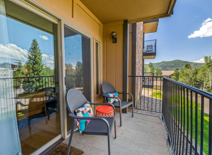 Enjoy the outdoors from the comfort of your own private balcony.