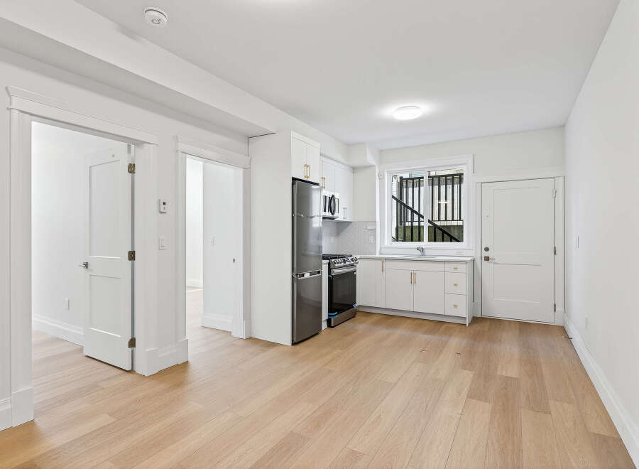 Step into this beautifully renovated apartment featuring a bright and airy open-concept layout with sleek, modern finishes.