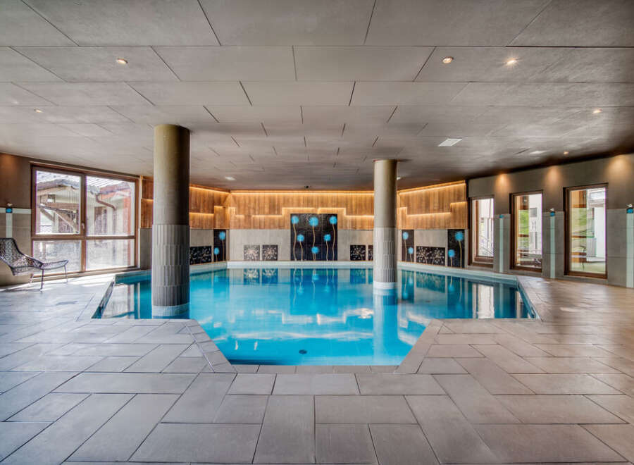 Discover a luxurious indoor swimming pool, an ideal amenity for a high-end property.