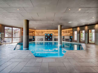 Discover a luxurious indoor swimming pool, an ideal amenity for a high-end property.