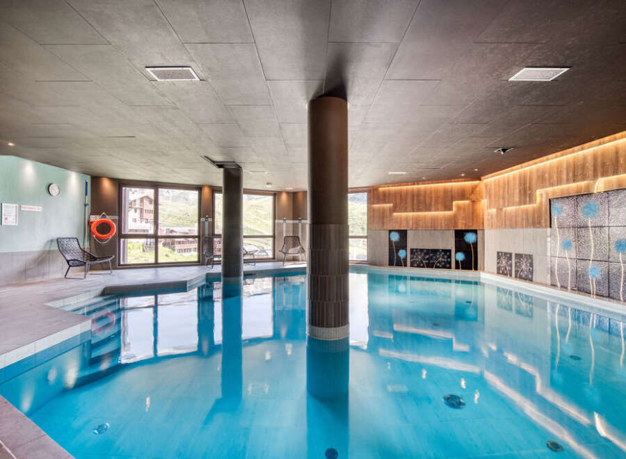Experience luxury living with this stunning indoor pool, perfect for relaxation and recreation.