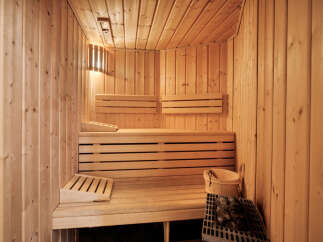 This sauna is a great addition to any home, offering a relaxing and therapeutic experience.