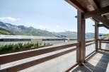 Enjoy breathtaking mountain views from the balcony of this property.