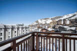 Enjoy breathtaking mountain views from this charming ski resort property.