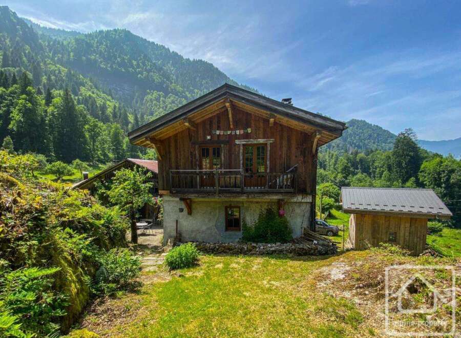 Nestled in the mountains, this charming chalet offers a peaceful retreat.