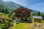 Nestled in the mountains, this charming chalet offers a peaceful retreat.