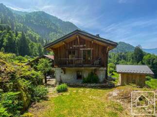 Nestled in the mountains, this charming chalet offers a peaceful retreat.