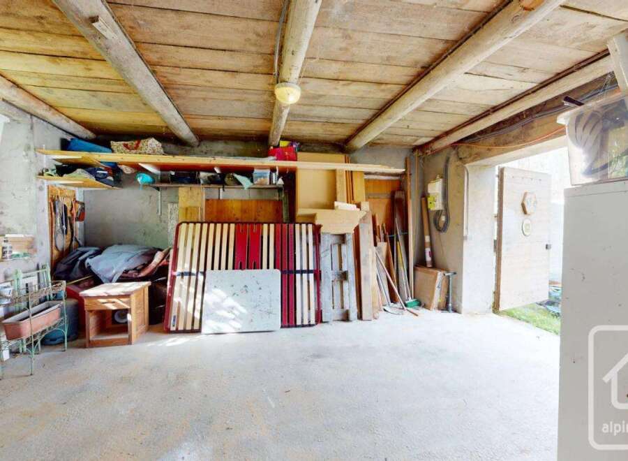 Discover the endless possibilities of this spacious storage area.