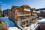 Discover the epitome of alpine luxury in this stunning wooden chalet.