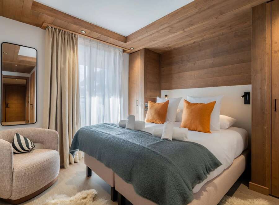 Experience luxury and comfort in this beautifully designed bedroom.