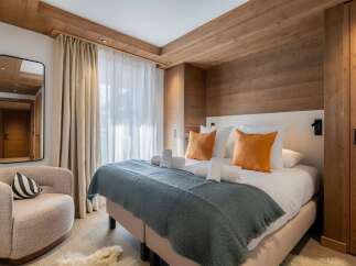 Experience luxury and comfort in this beautifully designed bedroom.