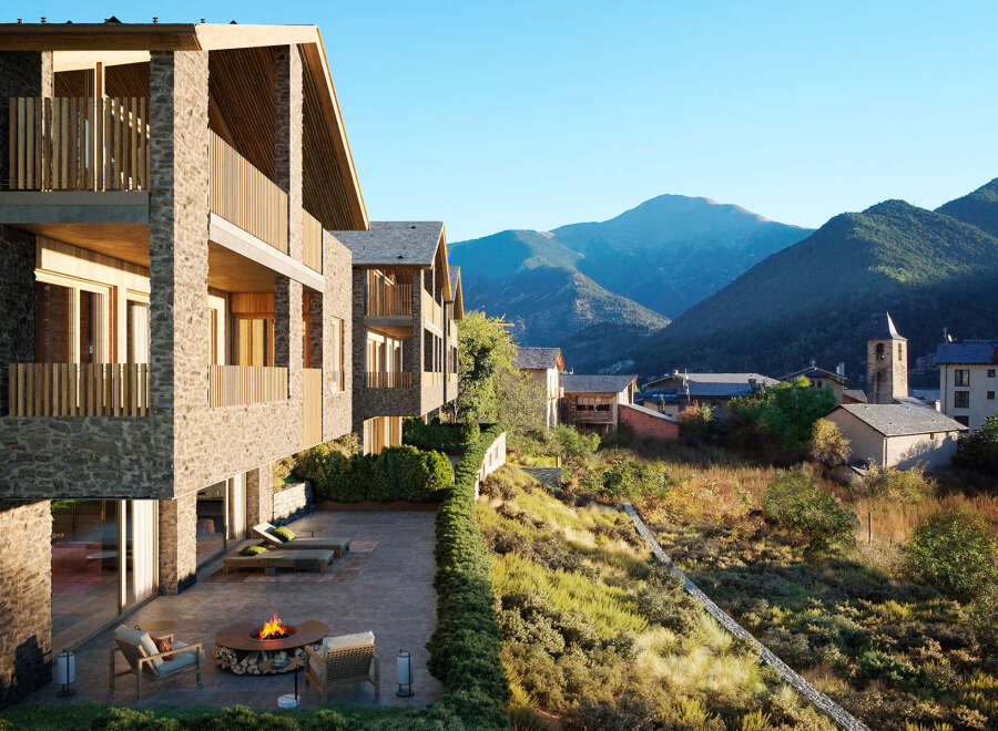 Luxury real estate offering stunning mountain views.