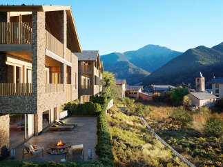 Luxury real estate offering stunning mountain views.