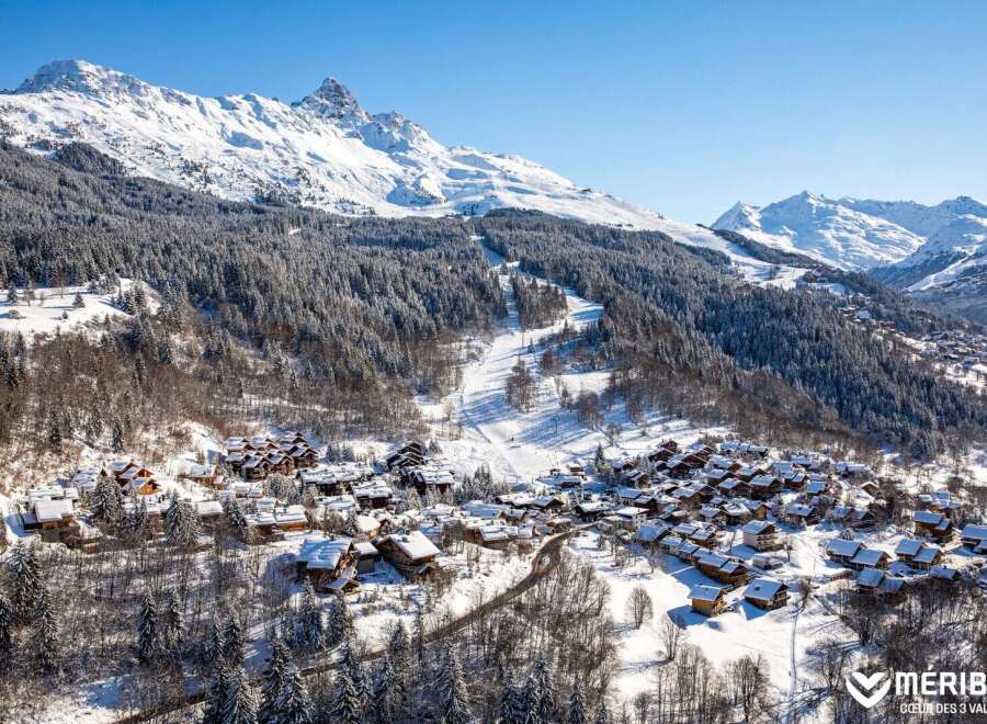 Discover your dream ski chalet in M\[00e9]ribel, nestled in the heart of the French Alps.