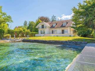 Discover this stunning waterfront property with breathtaking views and private access to the water.