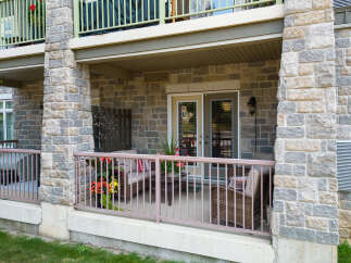 This condo features a charming outdoor patio perfect for relaxing or entertaining.