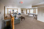 This spacious recreational room is the perfect addition to any luxury home.