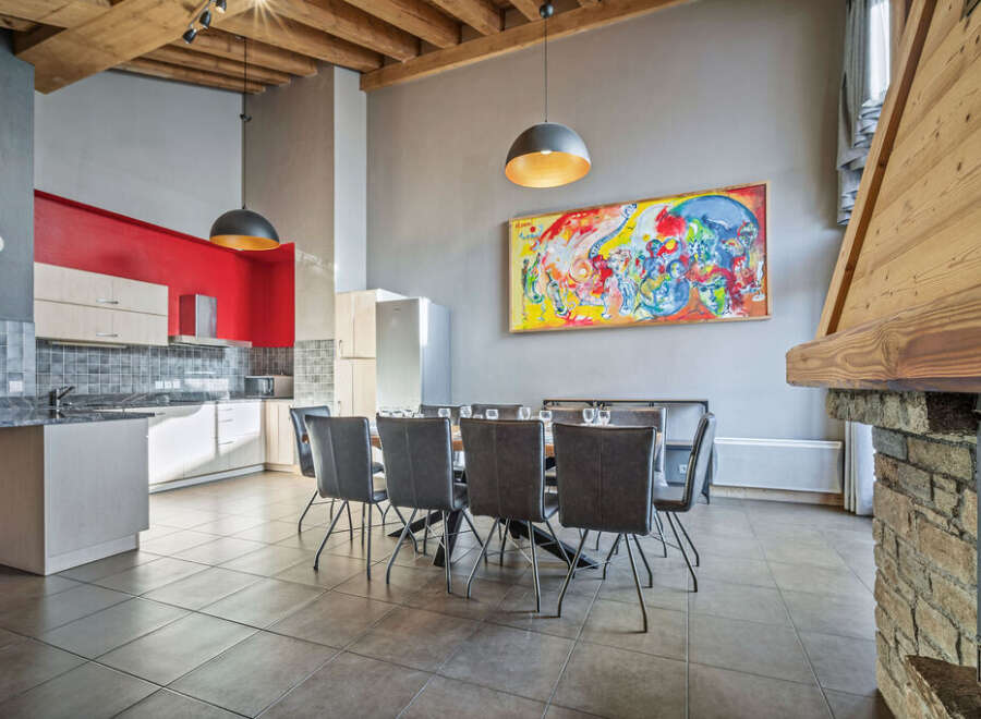 This stunning property boasts a spacious open-plan living area, perfect for entertaining.