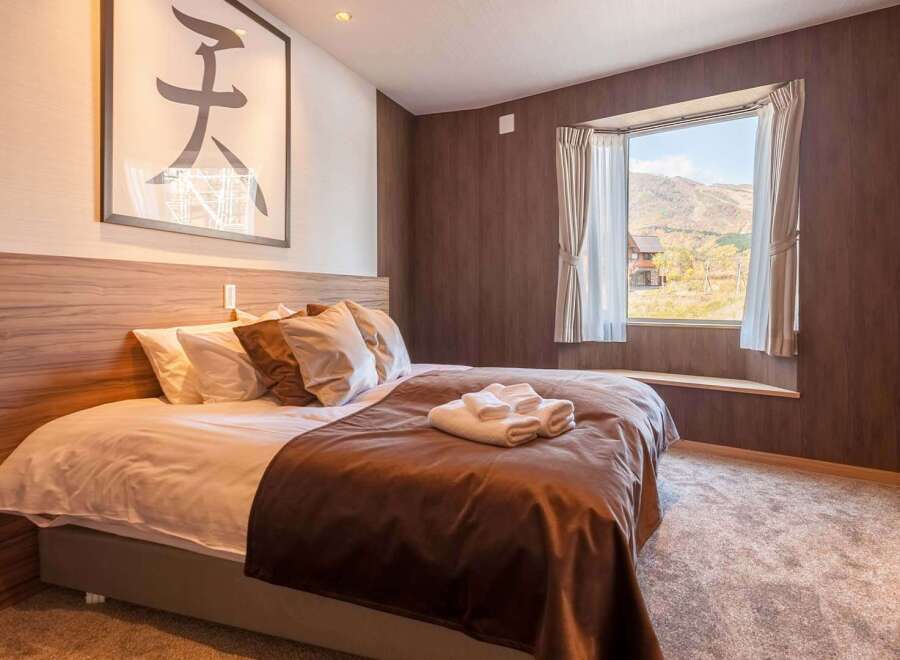Experience tranquility in this beautifully designed bedroom.