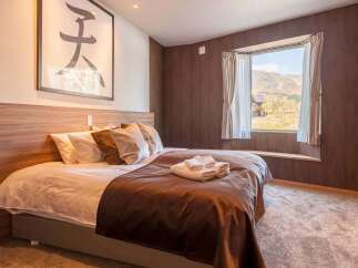Experience tranquility in this beautifully designed bedroom.