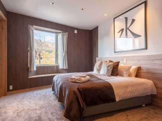 Experience tranquility in this beautifully designed bedroom.