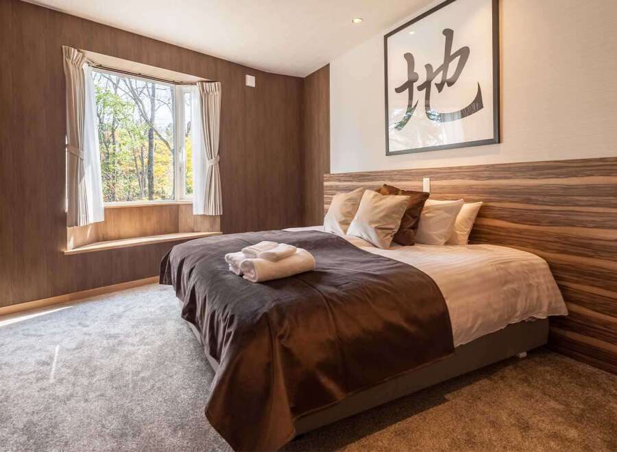 Experience tranquility in this beautifully designed bedroom.
