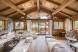 Experience luxury living in this stunning chalet, boasting a warm and inviting interior.