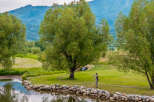 This stunning property boasts a serene waterfront setting, perfect for those seeking tranquility and natural beauty.