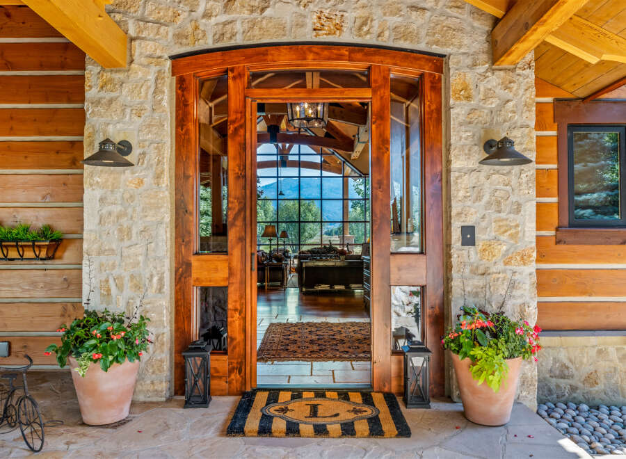 Step into luxury with this stunning property featuring a grand entrance.
