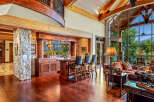 Experience luxury living in this stunning property, featuring a beautifully designed bar area perfect for entertaining.