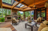 Experience luxury living in this stunning outdoor space, perfect for entertaining or relaxing.
