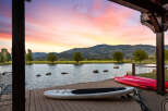 Experience the tranquility of lakeside living with this stunning property.