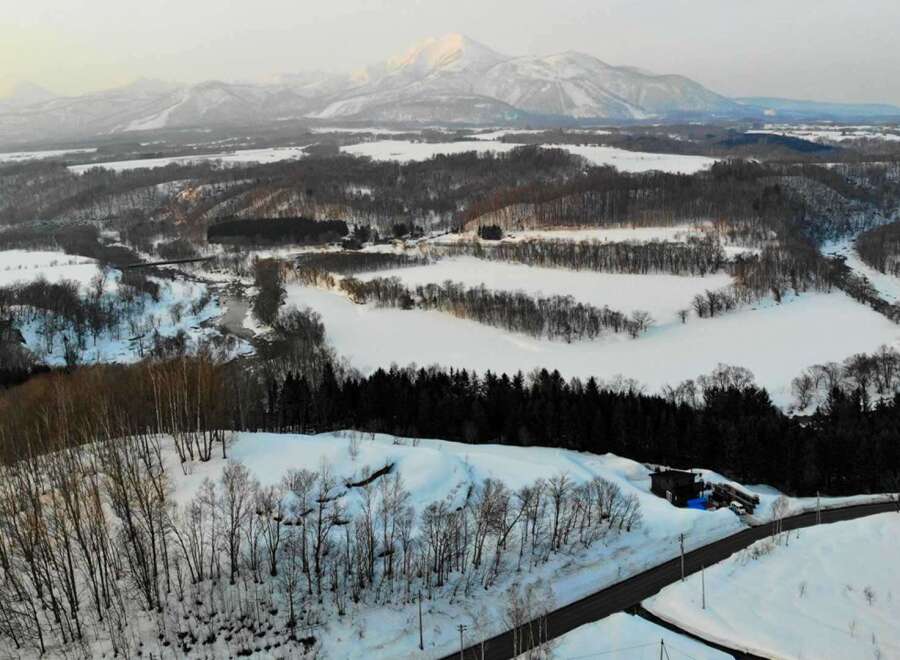 Discover a serene winter landscape perfect for a secluded retreat.