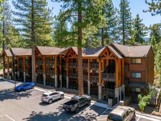 Discover the charm of this stunning property nestled amidst towering trees.