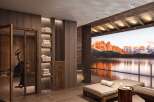 This luxurious spa retreat offers a serene escape with breathtaking mountain views.