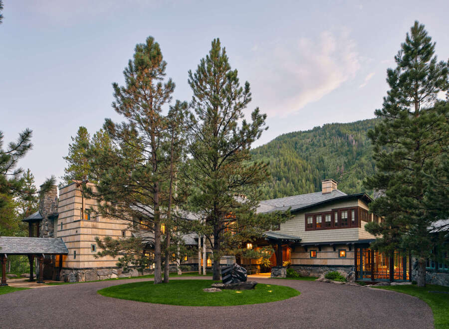 Nestled amidst the serene beauty of nature, this stunning property boasts a harmonious blend of architectural elegance and natural surroundings.