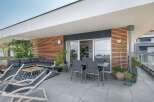 Enjoy luxurious outdoor living on this stunning terrace.