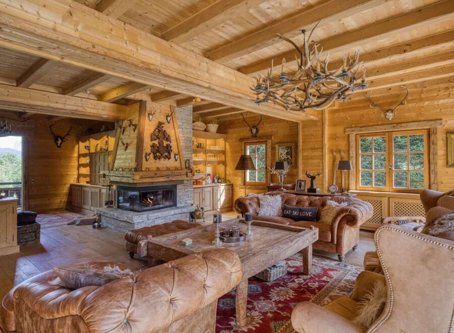 Experience the epitome of rustic luxury in this stunning chalet.