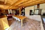 Discover the charm of this stunning property, featuring a spacious open-plan living area.