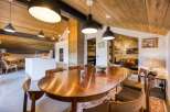 This stunning property boasts a beautifully designed dining area, perfect for hosting gatherings.