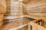 Experience ultimate relaxation in this stunning sauna.