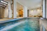 Indulge in luxury with this stunning indoor spa, perfect for relaxation and rejuvenation.