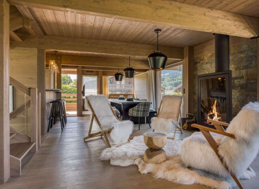 Experience the epitome of rustic luxury in this stunning chalet.
